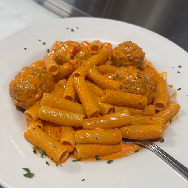 Spicy Vodka Rigatoni.