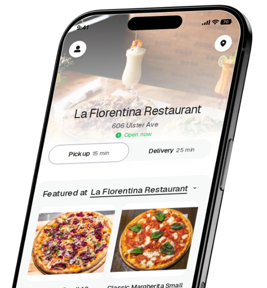 La Florentina Restaurant app preview