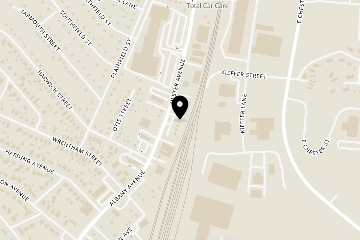 Map showing the location of La Florentina Restaurant on 606 Ulster Ave in Kingston